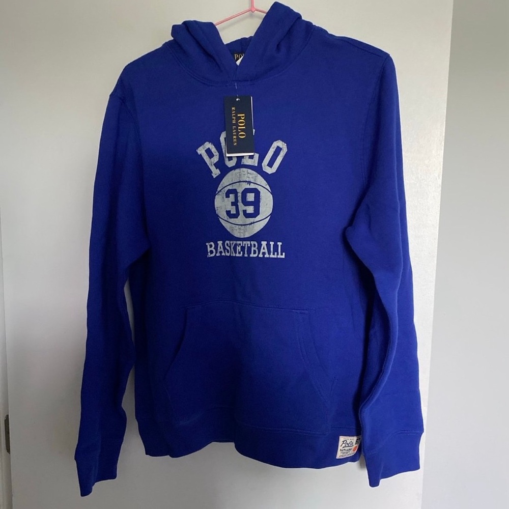 Polo by Ralph Lauren Blue Hoodie Sweater for boys